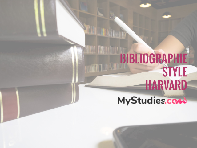 Comment faire une bibliographie au format Harvard Reference System ?