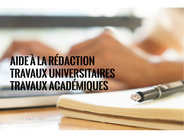 Aide à la rédaction de travaux universitaires et académiques