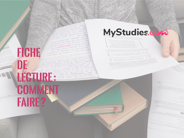 Fiche de lecture : comment faire ?