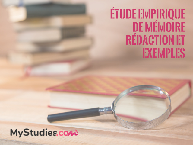 Étude empirique de mémoire : rédaction et exemples