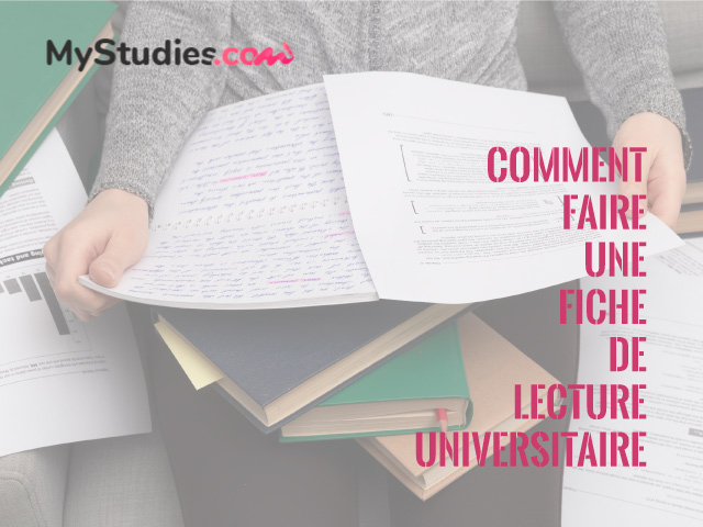 Comment faire une fiche de lecture universitaire