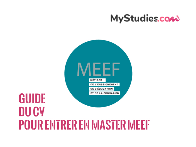 Quel CV pour entrer en master MEEF ?