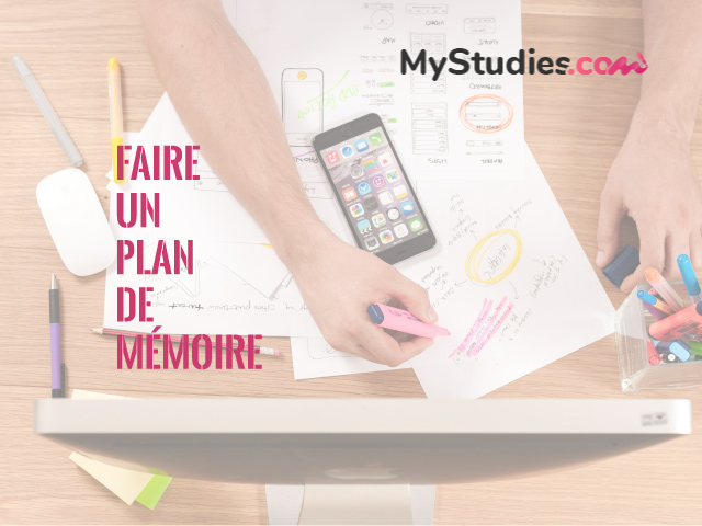 Faire un Plan de Mémoire - un modèle et une structure