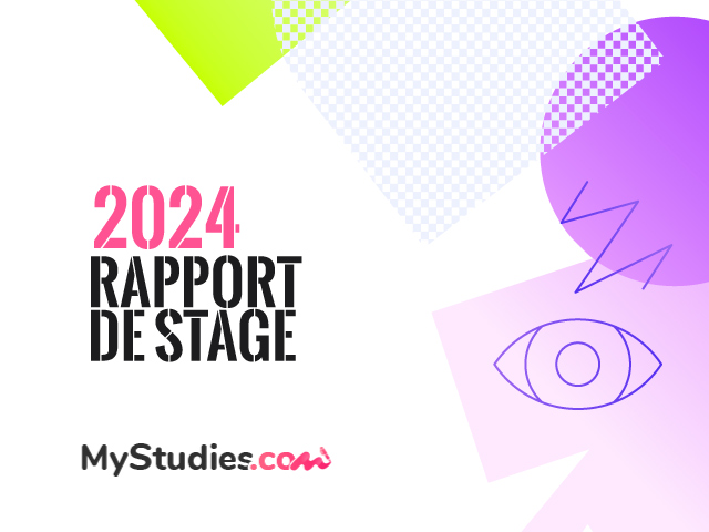 La page de garde d'un rapport de stage : comment faire ?