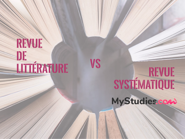 Revue de littérature vs revue systématique